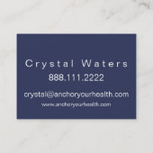 Anker-wegVisitenkarte Visitenkarte (Rückseite)