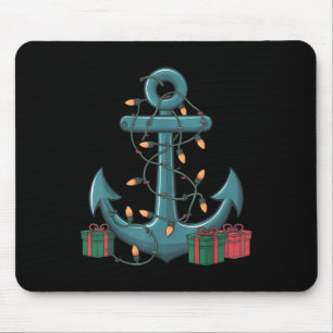 Anker Weihnachtsbeleuchtung Kreuzfahrtschiff Boot  Mousepad