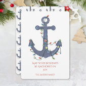Anker Weihnachtskarte Einladung