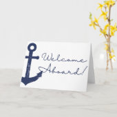 Anker Willkommen im Team Neuer Mitarbeiter Karte (Gelbe Blume)