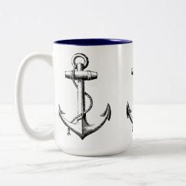 Anker Zweifarbige Tasse