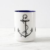 Anker Zweifarbige Tasse (Mittel)