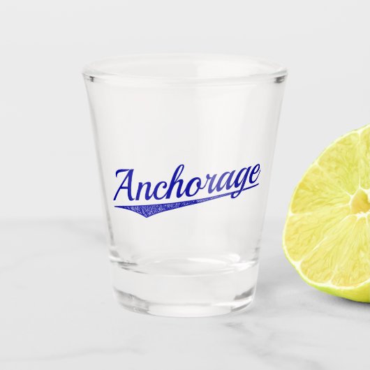 Ankerage Schnapsglas (Vorderseite)