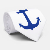 Ankerblau + Ihr Hintergrund und Ihre Ideen Krawatte (Gerollt)