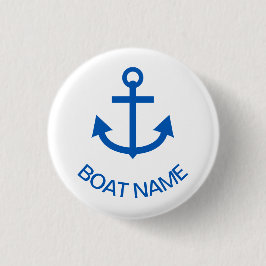 Ankerblau Personalisiert Ihr Bootname Button