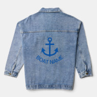 Ankerblau Personalisiert Ihr Bootname