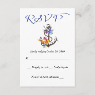 Ankerblauer UAWG RSVP Karte