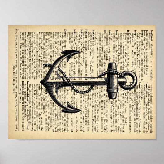Ankerbuch-Seitenkunst Poster (Vorne)