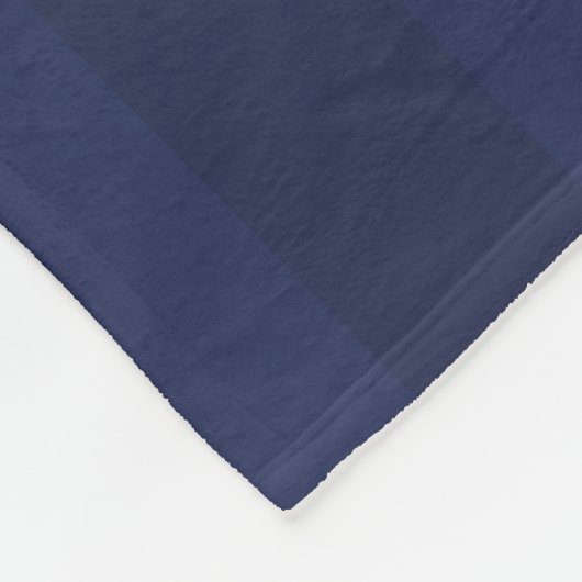 Ankerdesign der Aqua Navy Blue Nautic Stripes Fleecedecke (Ecke)