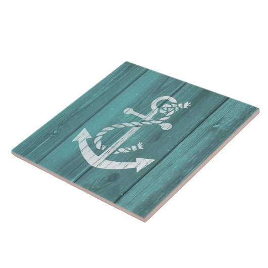 Ankerdesign für die blaue Hauptplatine Fliese (Seite)