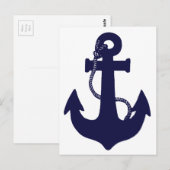 Ankerdesign Postkarte (Vorne/Hinten)