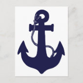 Ankerdesign Postkarte (Vorderseite)
