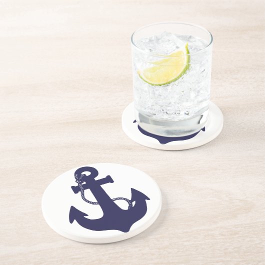 Ankerdesign Sandstein Untersetzer (Seite)