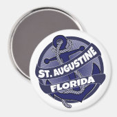 Ankerdrehmagnet von St. Augustine Florida Magnet (Vorderseite/Rückseite)