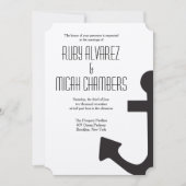 Ankereinladung Einladung (Vorderseite)