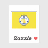 Ankerflagge, Alaska Aufkleber (Blatt)