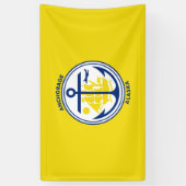 Ankerflagge (Alaska) Banner (Vertikal)