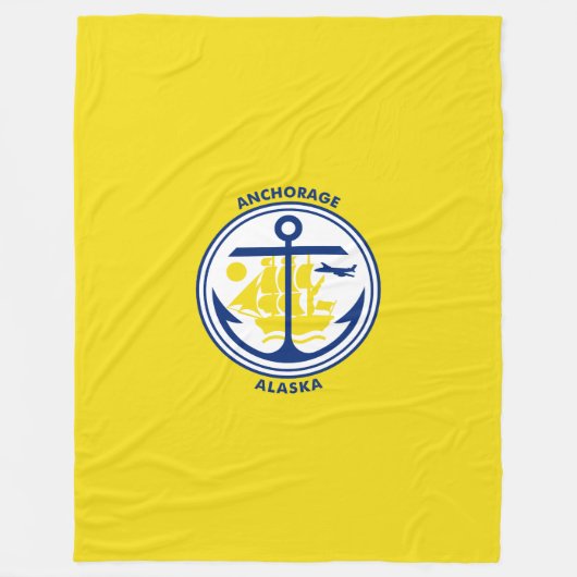 Ankerflagge, Alaska Fleece Blanket (Vorderseite)