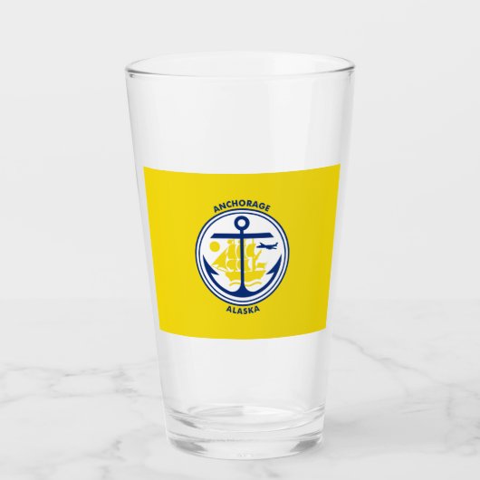 Ankerflagge (Alaska) Glas (Vorderseite)