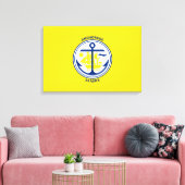 Ankerflagge (Alaska) Leinwanddruck (Insitu (Wohnzimmer))