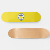 Ankerflagge (Alaska) Skateboard (Horizontal)