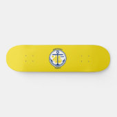 Ankerflagge (Alaska) Skateboard (Horizontal)