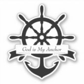 Ankergewohnheit Aufkleber (Vorderseite)