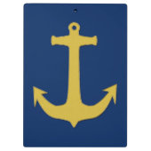 Ankergold + Ihr Hintergrund & Ihre Ideen Klemmbrett (Rückseite)