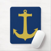 Ankergold + Ihr Hintergrund & Ihre Ideen Mousepad (Mit Mouse)