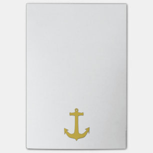 Ankergold + Ihr Hintergrund u. Ideen Post-it Klebezettel