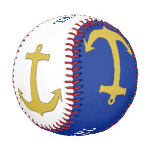 Ankergold + Ihr Name Baseball
