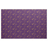 Ankergold und lila nautische Textilien Stoff (Fat Quarter (45,7 x 55,9 cm))