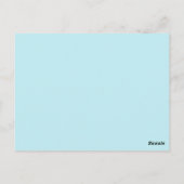 Ankerkarte des Schiffes Postkarte (Rückseite)