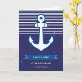 Ankerkarte für das erste Jahr Karte (Gelbe Blume)