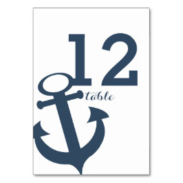 Ankerkarte Tischnummer
