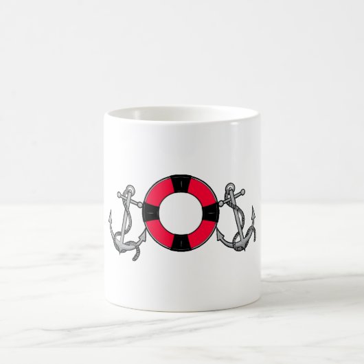 Ankerlebenringrot Kaffeetasse (Mittel)