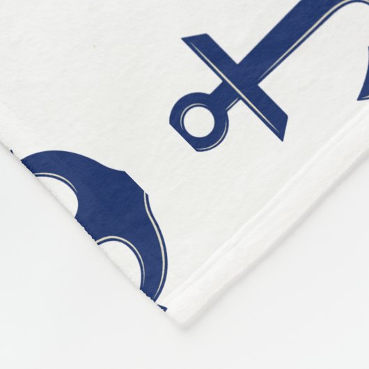 Ankerlogo Fleecedecke (Ecke)