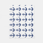 Ankerlogo Fleecedecke (Vorderseite)