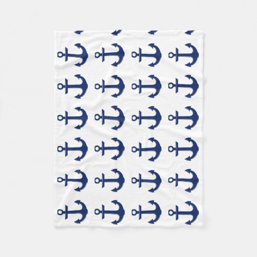 Ankerlogo Fleecedecke (Vorderseite)