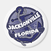 Ankermagnet Jacksonville Florida Magnet (Vorne)