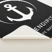 Ankermongram Black Sherpadecke (3/4)