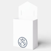 Ankermonogramm, Übung der Gastgeschenk Hochzeit Geschenkschachtel (Geöffnet)