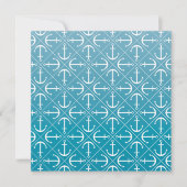 Ankermuster Einladung (Vorderseite)