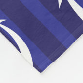 Ankermuster Fleecedecke (Ecke)