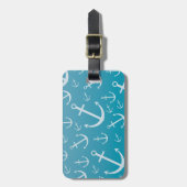 Ankermuster Gepäckanhänger (Vorderseite vertikal)