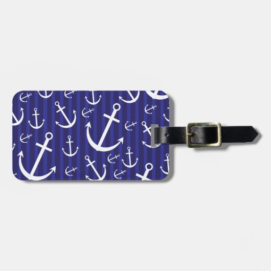 Ankermuster Gepäckanhänger (Vorderseite horizontal)