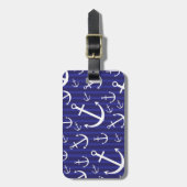 Ankermuster Gepäckanhänger (Vorderseite vertikal)