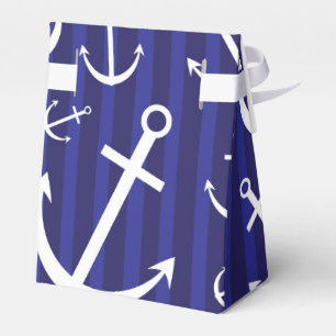 Ankermuster Geschenkschachtel