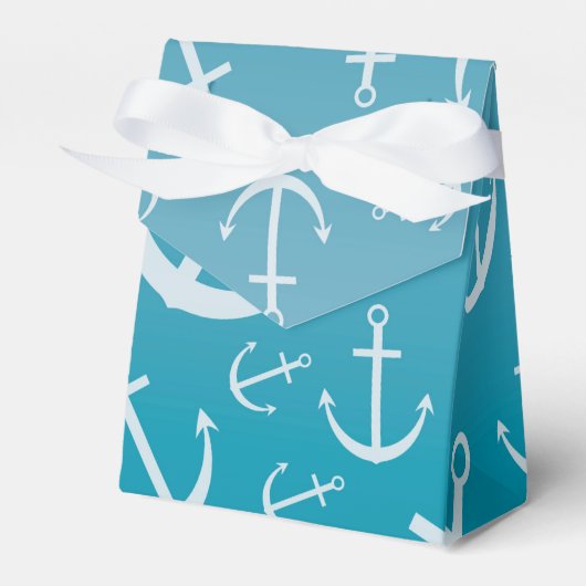 Ankermuster Geschenkschachtel (Vorderseite)