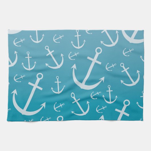 Ankermuster Handtuch (Horizontal)